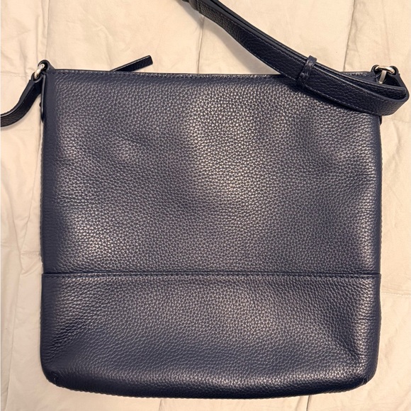 ♠️ Kate Spade Navy Blue Leather Crossbody Bag - Picture 8 of 9